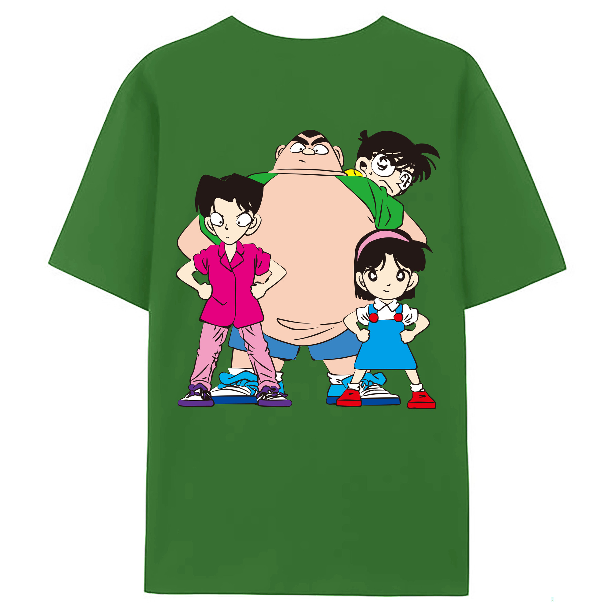 （画像用） 名探偵コナン Detective Conan レディース半袖Tシャツ(バックプリント)